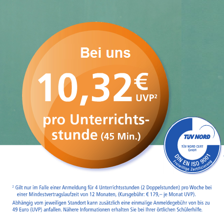 Schülerhilfe - Marketing - X1 2 bei uns Bild